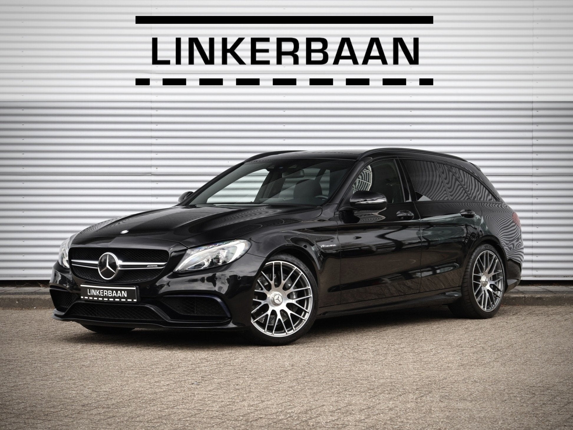 Mercedes-Benz C-Klasse Estate AMG C63 V8 Biturbo | Panodak |, Auto's, Automaat, Gebruikt, Zwart, 102 €/maand