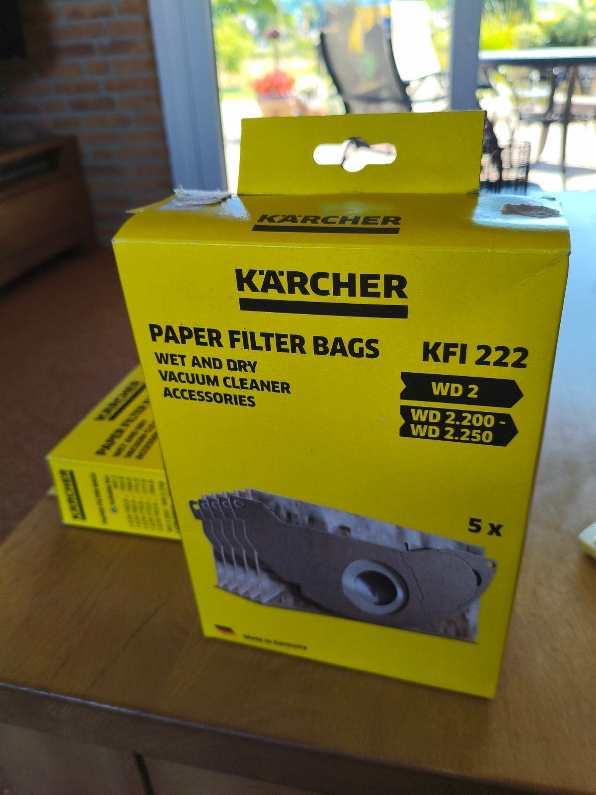 Kärcher stofzuiger zakken, Ophalen