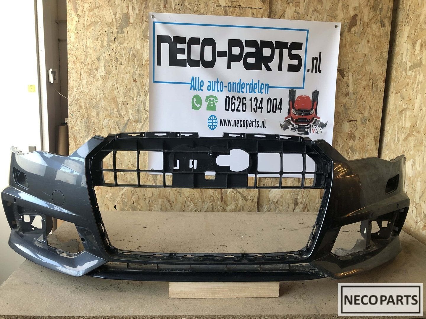 Audi A6 4G c7 s line bumper voorbumper 4G0807437AB, Ophalen, Gebruikt, -, Voor