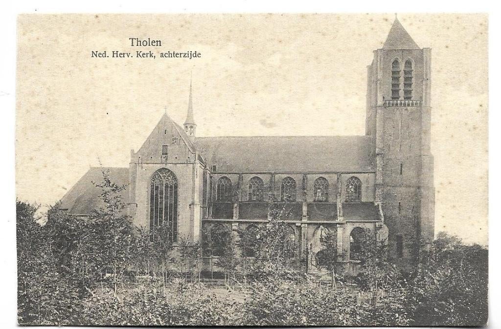 T12 Tholen Ned Herv Kerk, Verzenden, Voor 1920, Ongelopen, Zeeland