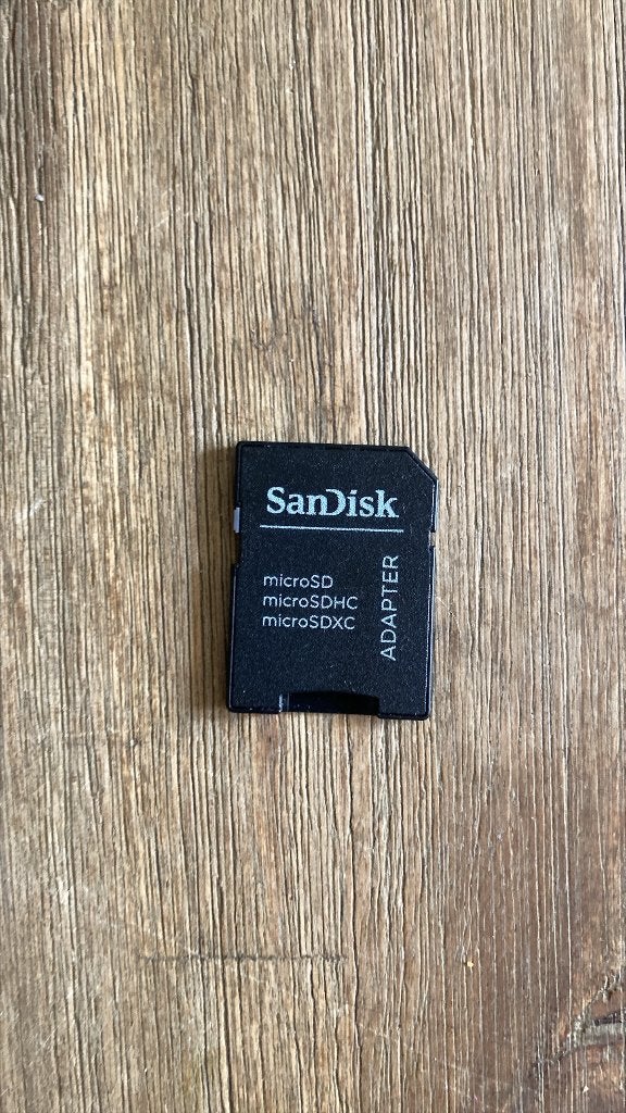 Sandisk adapter sd card, Gebruikt, Videocamera, MicroSD, SanDisk