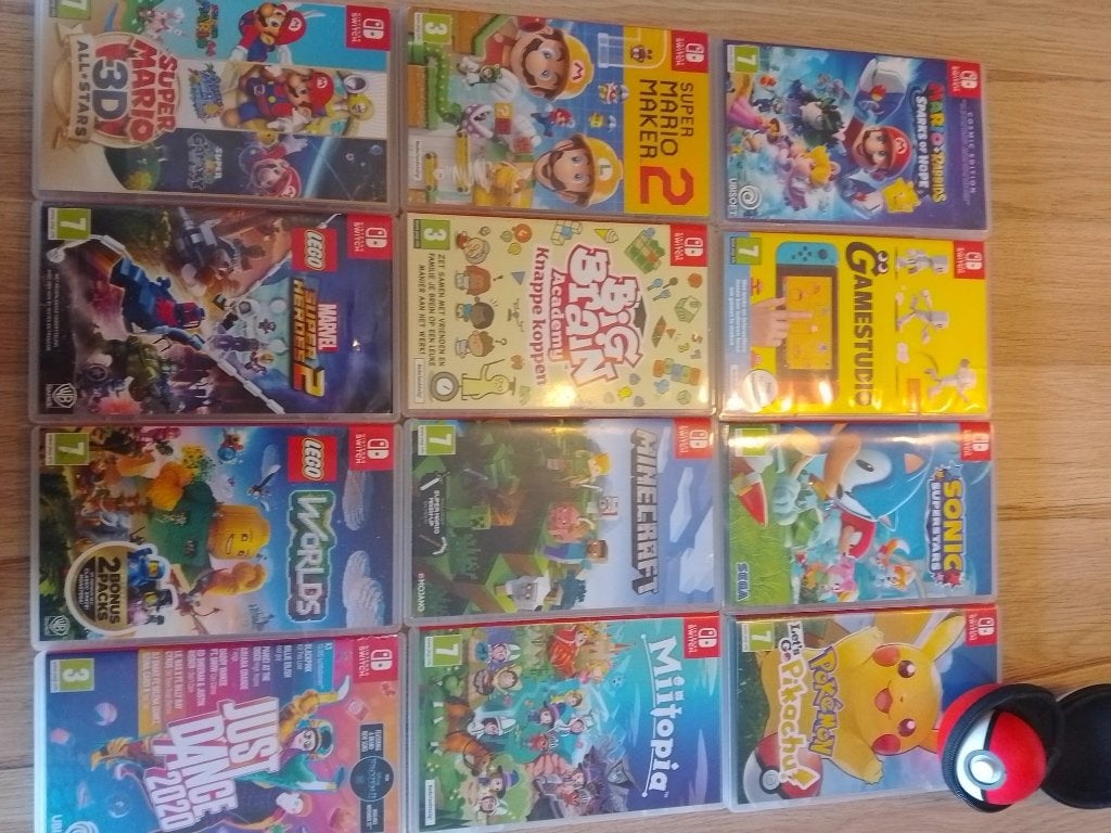 Switch Spelletjes te Koop | Mooie Mix, Scherpe Prijs!, Spelcomputers en Games, Online, 1 speler, Zo goed als nieuw, Vanaf 7 jaar