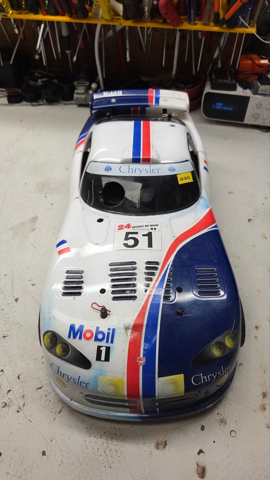 Te koop leuke kyosho, Hobby en Vrije tijd, Gebruikt, Auto offroad, Ophalen of Verzenden, Schaal 1:10