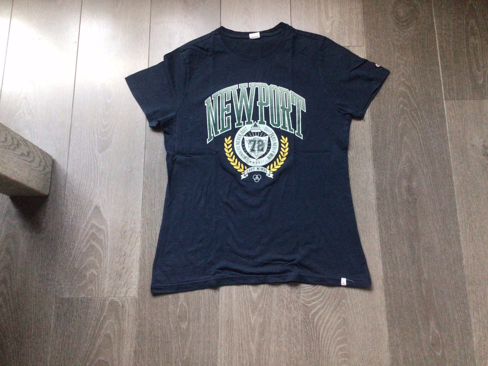 Donkerblauw T-shirt. Lost Mind. The Sting., Kleding | Heren, Ophalen of Verzenden, Gedragen, Maat 52/54 (L), Blauw
