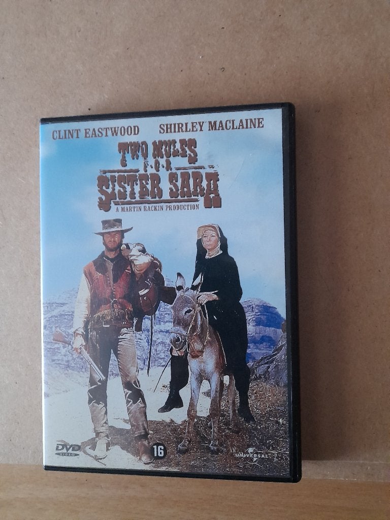 Two mules for sister Sara Clint Eastwood, Alle leeftijden, Ophalen of Verzenden, Zo goed als nieuw, 1940 tot 1960