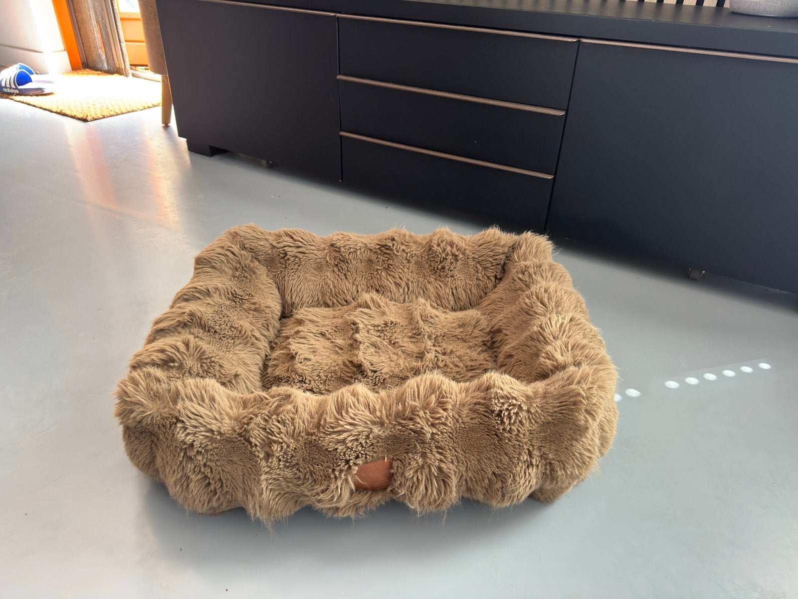 Hondenmand beige 65x45 cm, Dieren en Toebehoren, Ophalen, Zo goed als nieuw