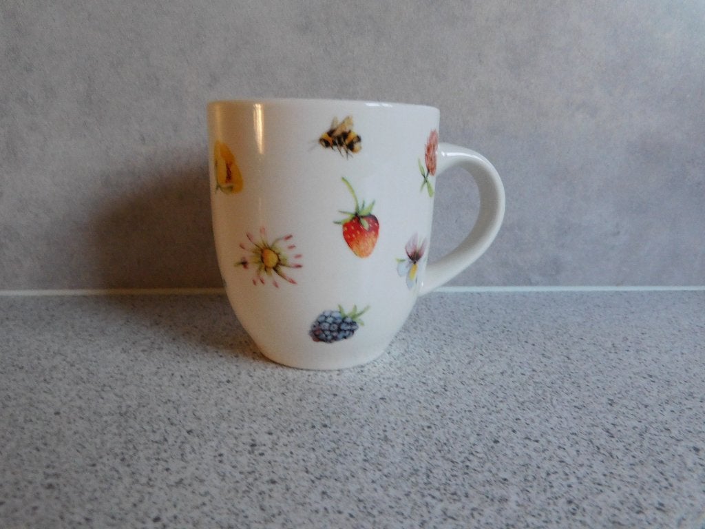 Mok Fleur des Campagne JET by ter Steege Douwe Egberts, Huis en Inrichting, Keuken | Servies, Keramiek, Landelijk/Boerenbont, Zo goed als nieuw