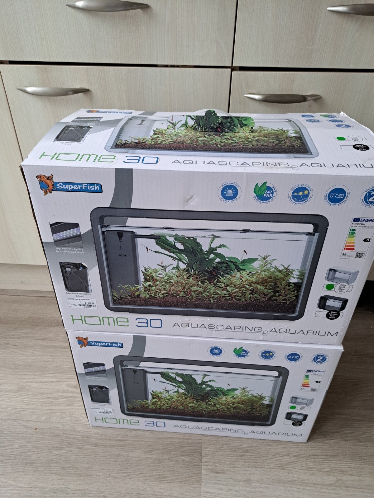 2x Superfish home 30, nieuw in doos, Ophalen, Nieuw, Leeg aquarium