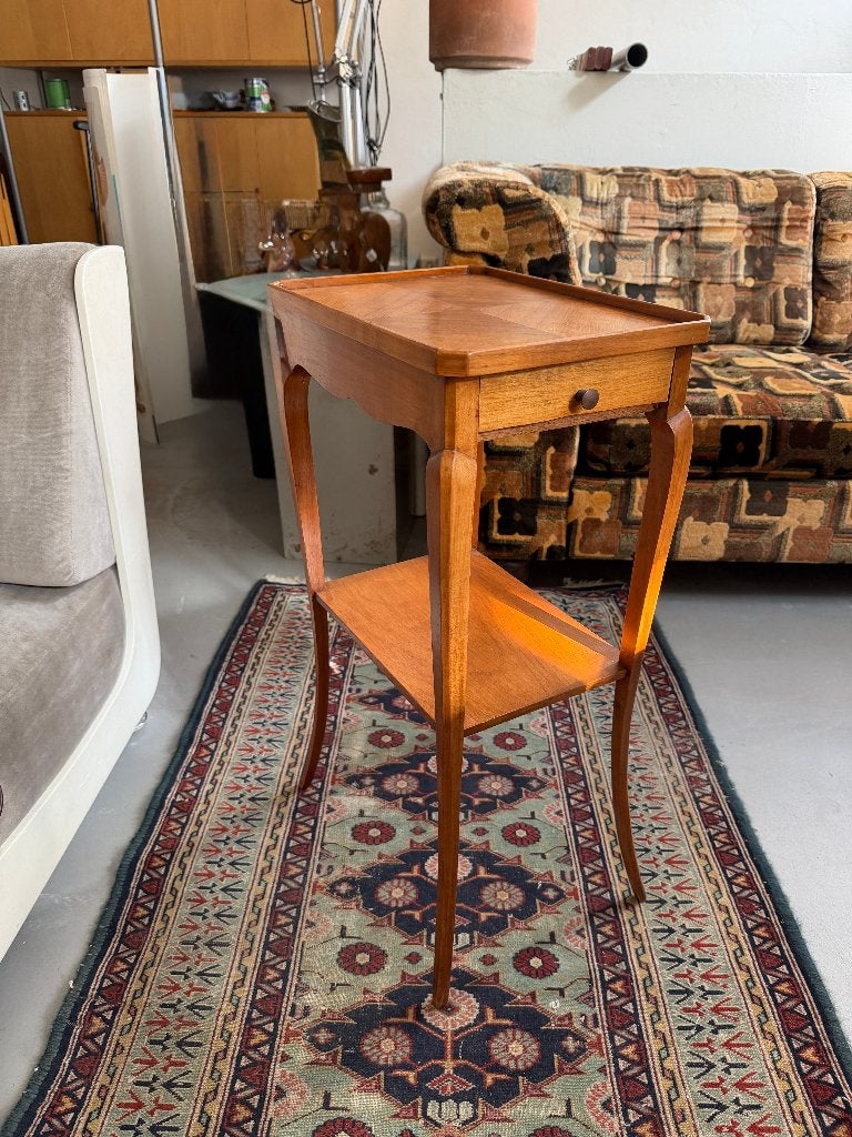 Antieke 20e eeuw Franse bijzettafel, side table Frankrijk, Antiek en Kunst, Ophalen