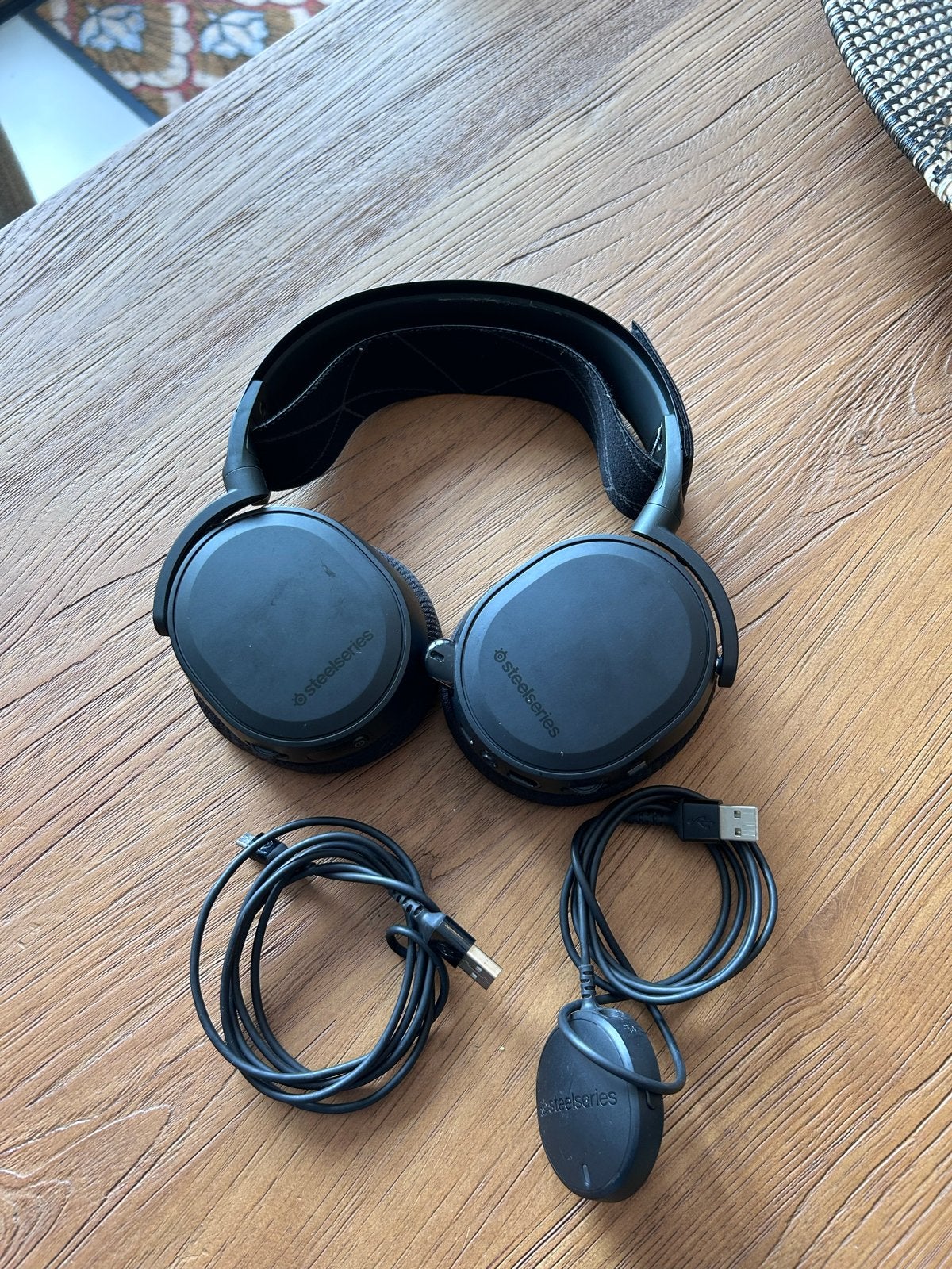 SteelSeries Arctis 7 Gaming Headset - Zwart, Ophalen of Verzenden, Steelseries, Zwart, Draadloos