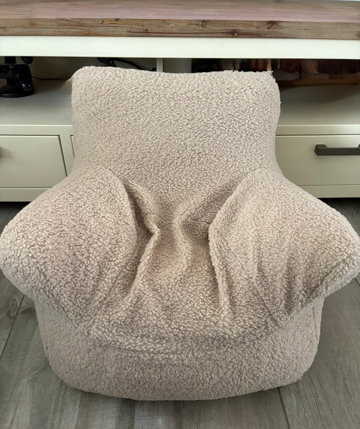 Petite Amelie zitzak/fauteuil beige, Ophalen, Zo goed als nieuw