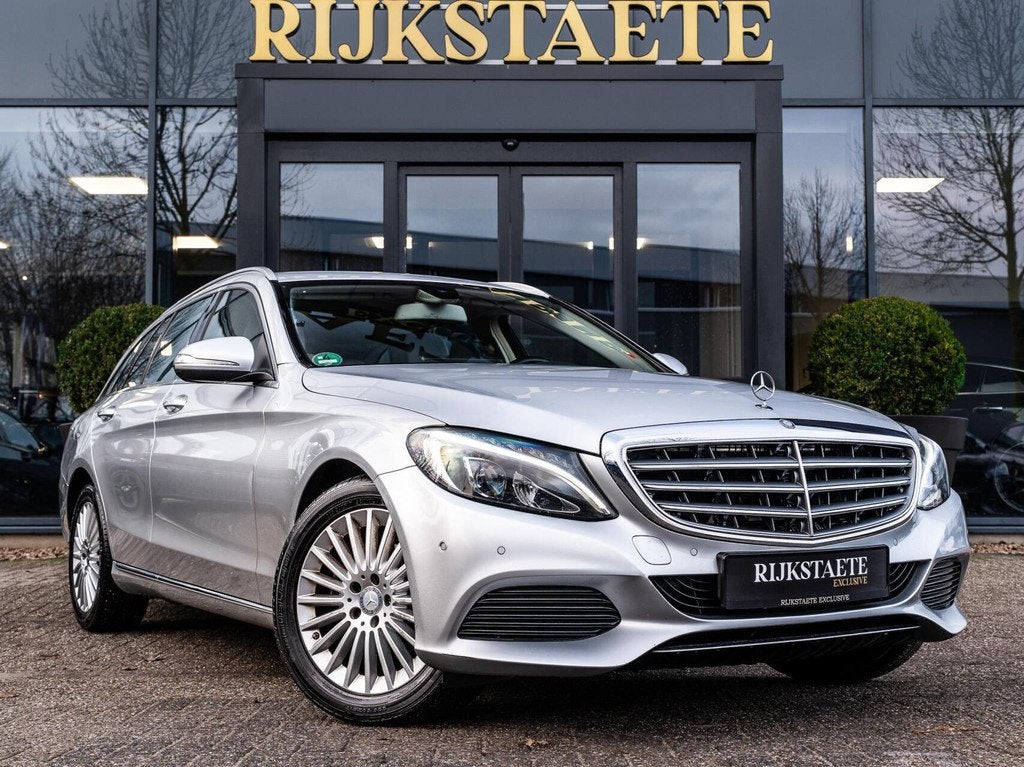 Mercedes C-klasse Estate 180 Prestige|LED|NAV|STOELV|CARPLAY, Auto's, Mercedes-Benz, Automaat, 745 kg, Achterwielaandrijving, Automatische klimaatregeling