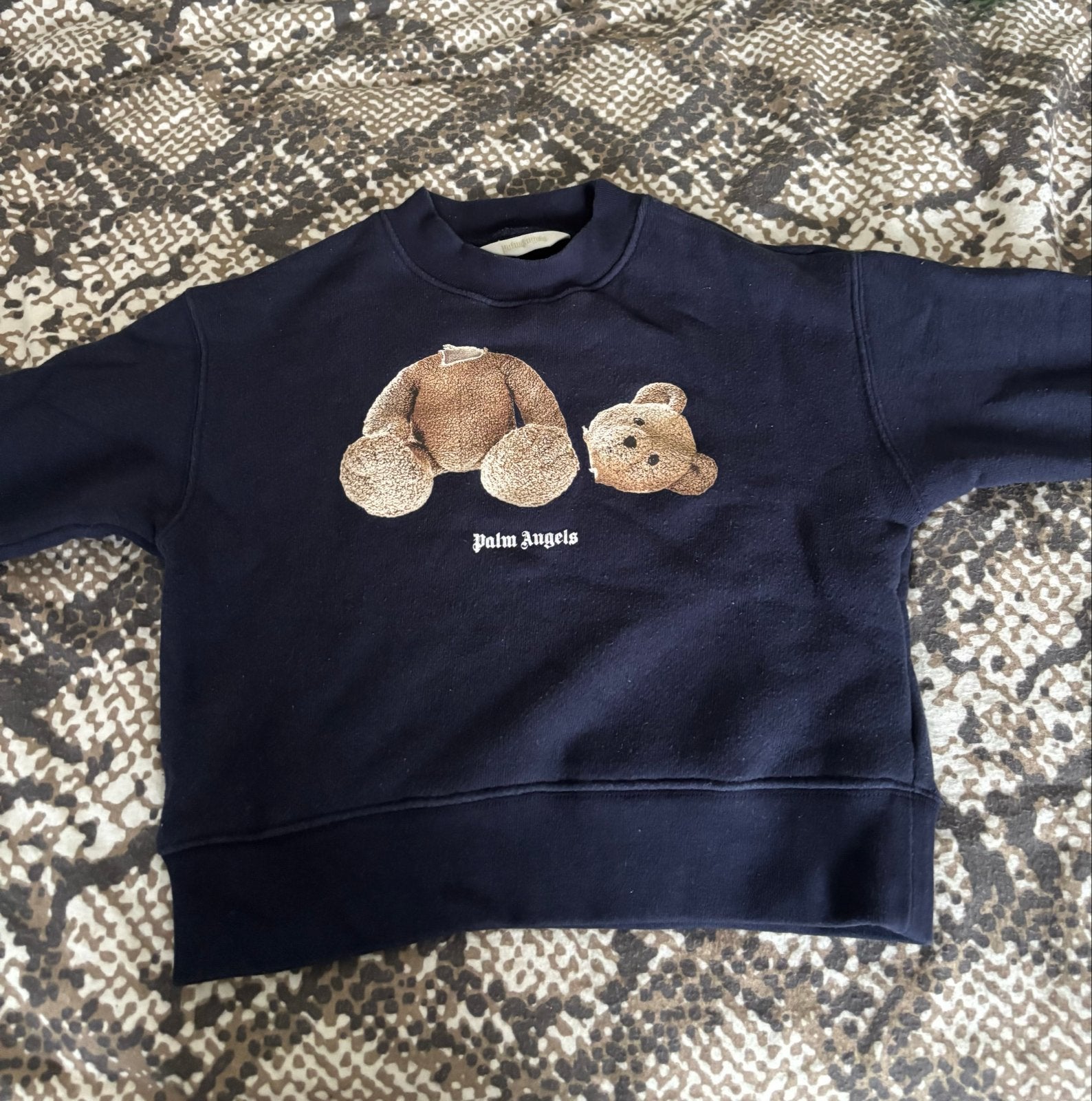 Palm Angels trui met teddybeer print - Maat 6, Ophalen of Verzenden, Zo goed als nieuw, Jongen of Meisje