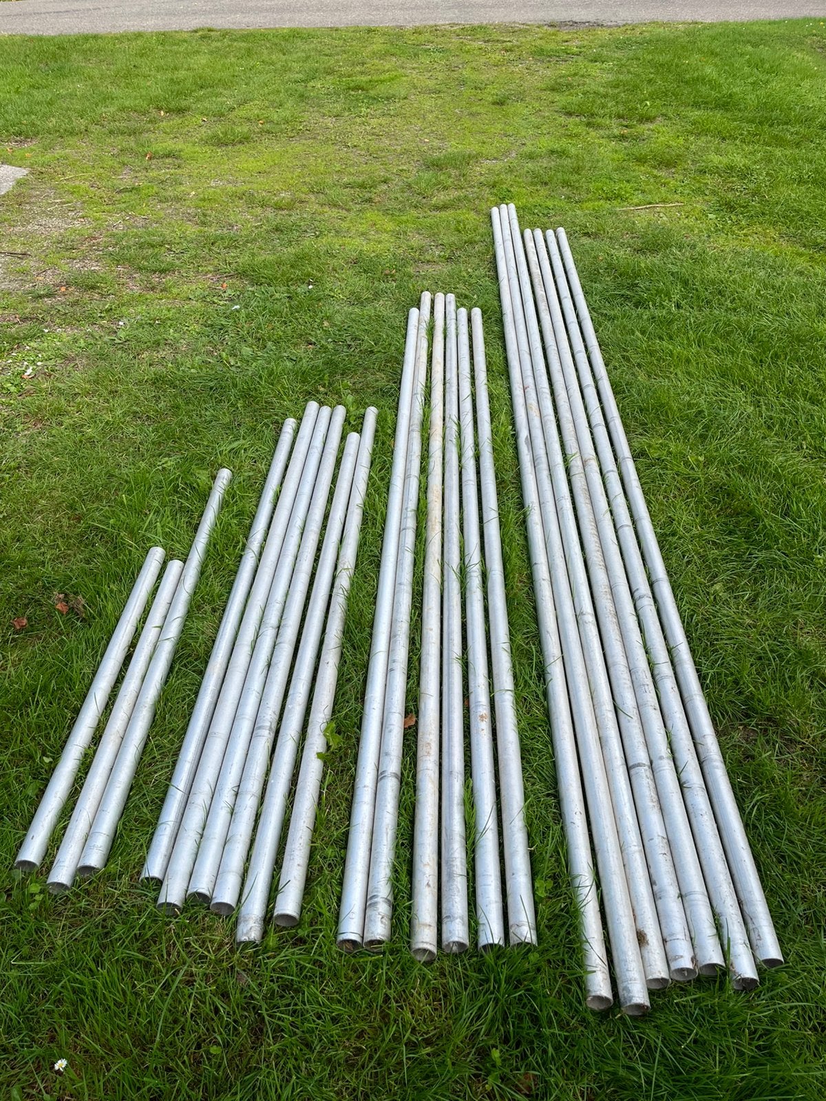 Aluminium pijpen, Ophalen, Gebruikt, Overige typen, Minder dan 2 meter