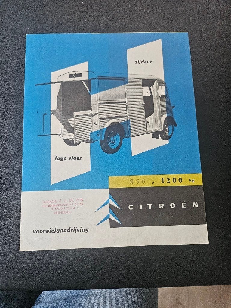 Verkoopfolder Citroen HY i.z.g.st., Boeken, Onbekend, Nieuw, Ophalen of Verzenden, Citroën