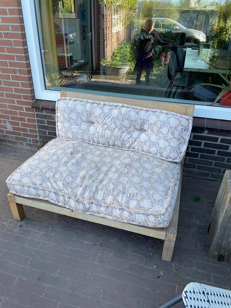 Gratis tuinbankje - Gebruikt, Tuin en Terras, Ophalen, Gebruikt, Hout