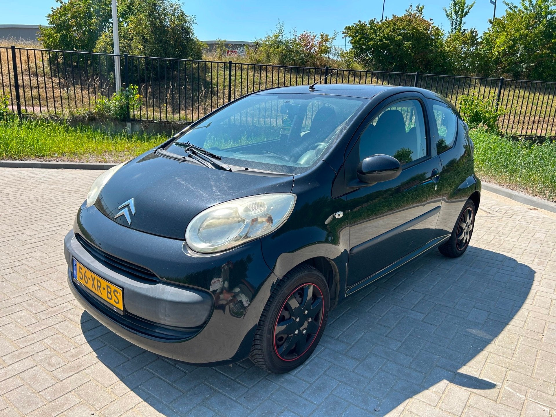 Citroen C1 1.0-12V Ambiance, Auto's, Voorwielaandrijving, Stof, Zwart, 4 stoelen
