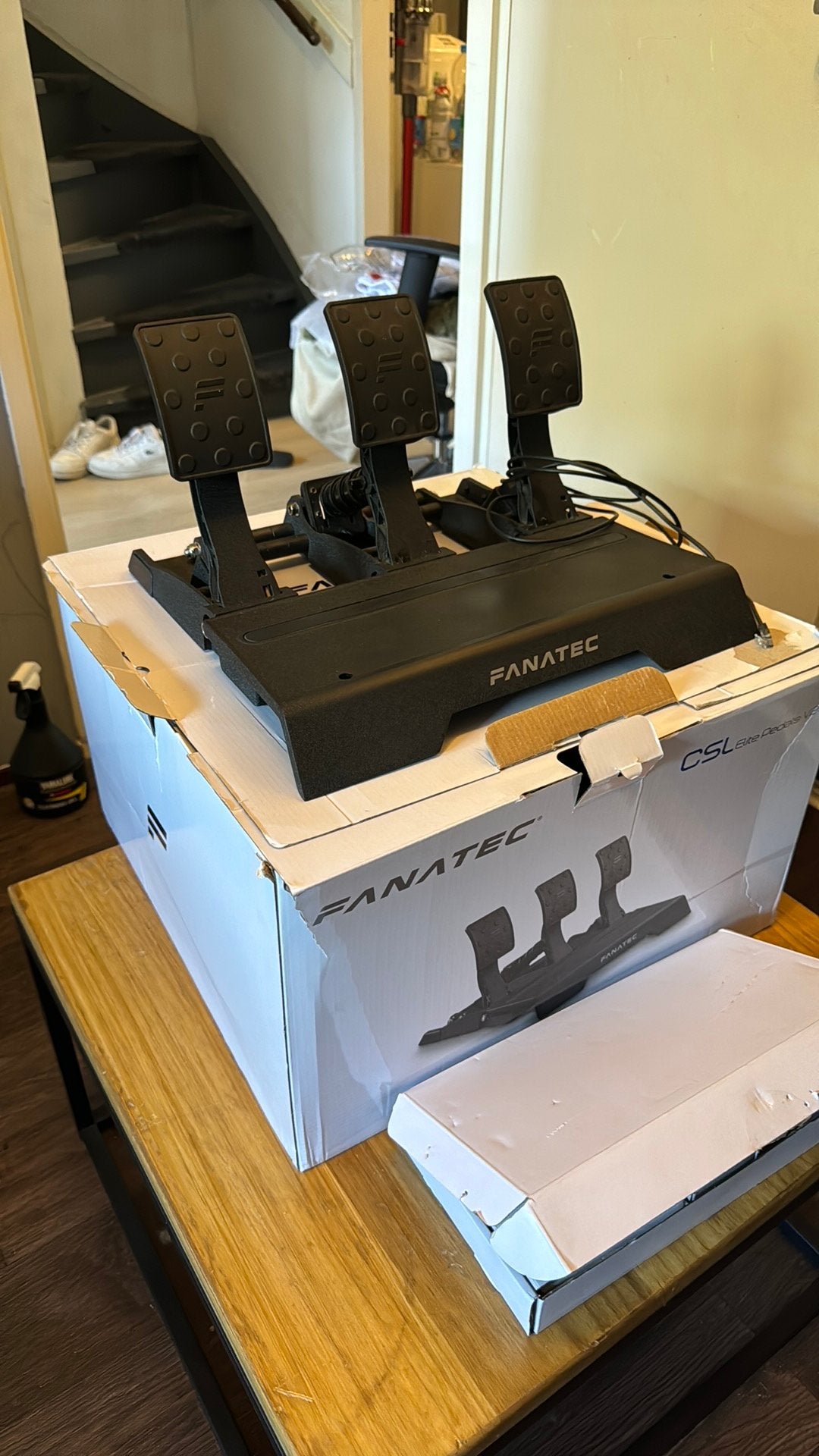 Fanatec csl v2 pedalen met loadcel zgan, Ophalen of Verzenden, Zo goed als nieuw