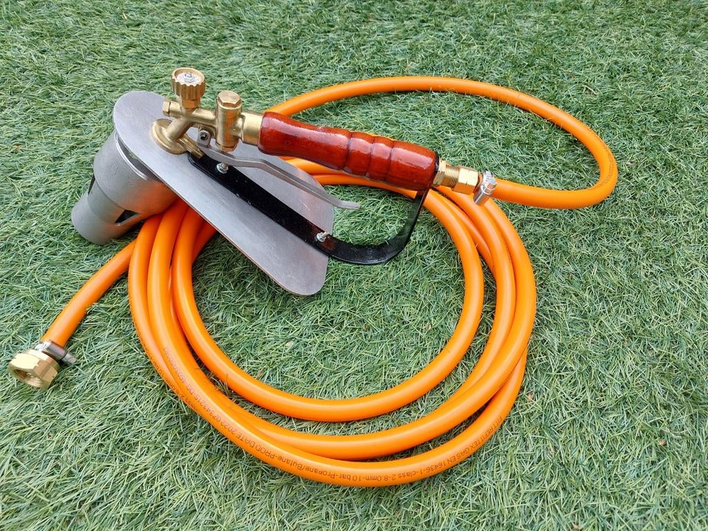 Hasmi varkenshaarbrander met slang en flesaansluiting., Doe-het-zelf en Verbouw, Ophalen of Verzenden, Nieuw