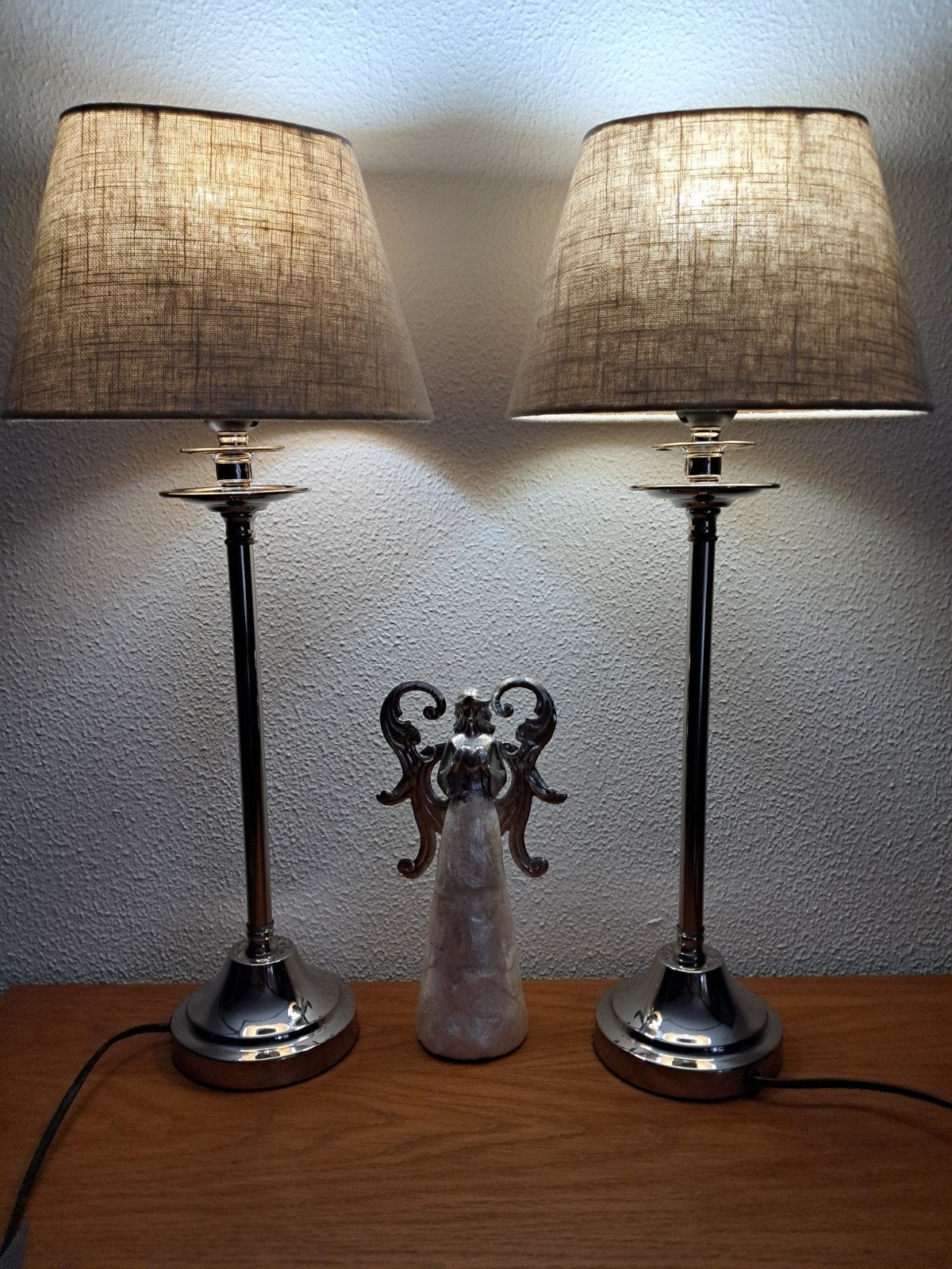 Tafellampen met lampenkappen van Lifestyle Home Collection., Ophalen of Verzenden, Zo goed als nieuw, E27 (groot)