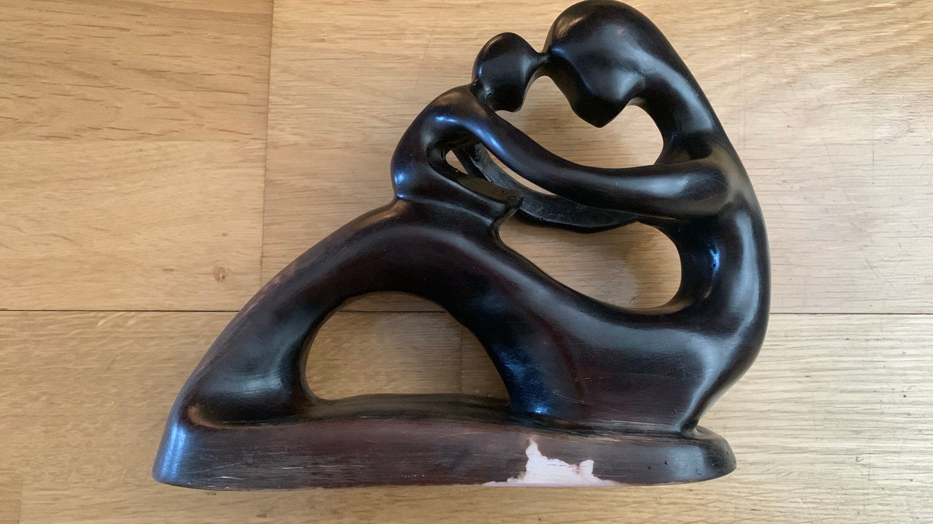 Gratis Beeld moeder en kind, Groep mensen, Ophalen of Verzenden, 20 - 50 cm, Beeld
