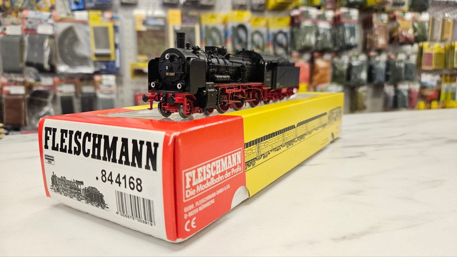 Fleischmann 86 4168 H0 Stoomlocomotief BR 38 2267 van de DR, -, Fleischmann, -, Ophalen of Verzenden