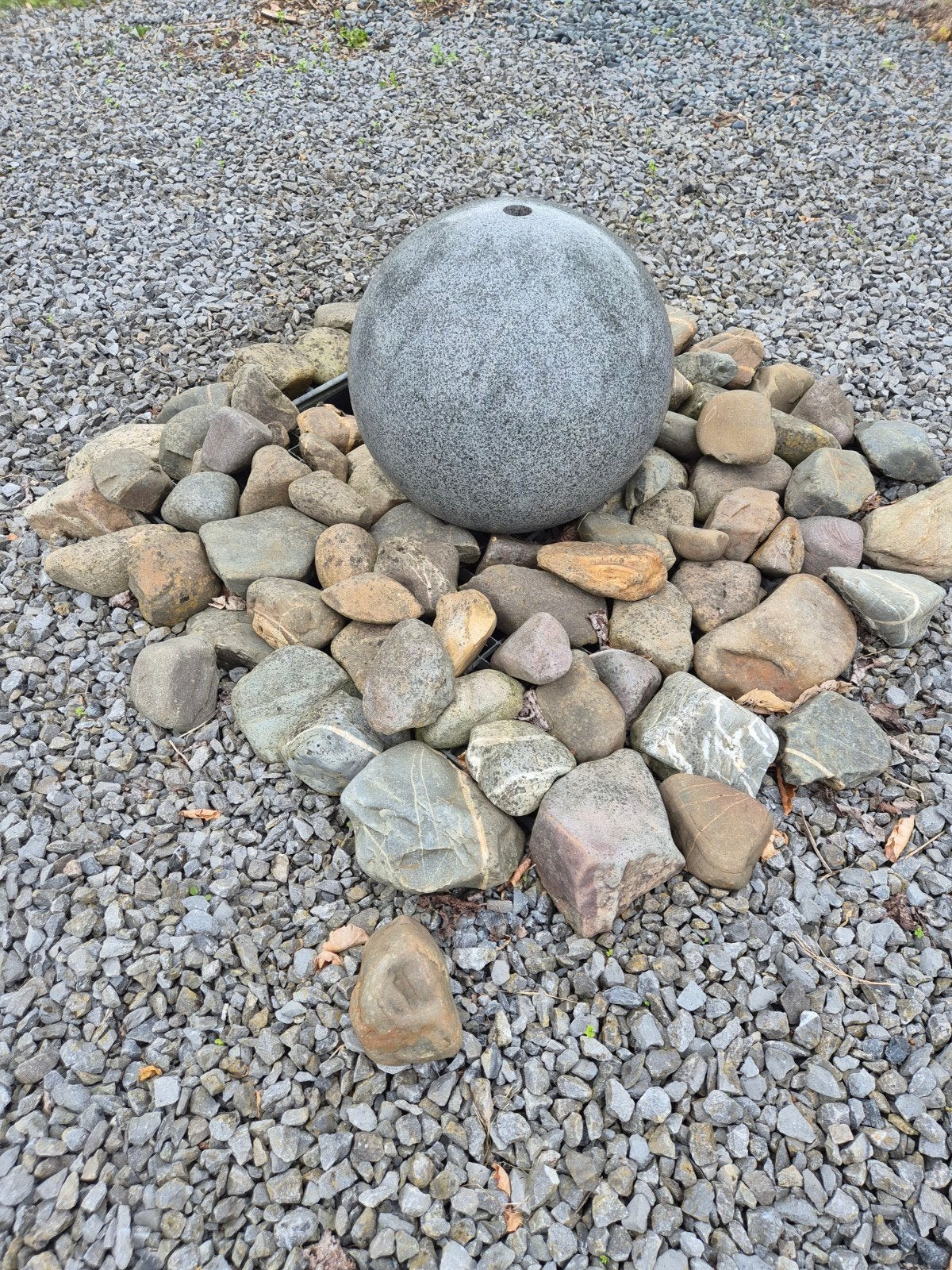 Waterornament met opvangbak, Ophalen, Besproeiingspomp