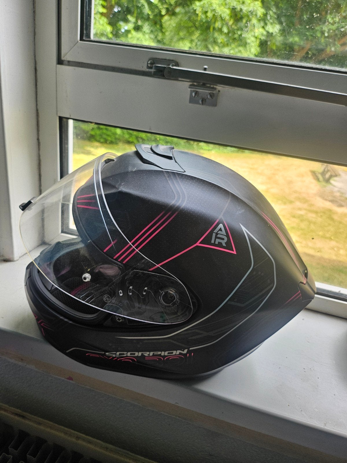 Scorpion Integraalhelm - Zwart/Roze, Overige merken, Ophalen of Verzenden, Integraalhelm, Dames