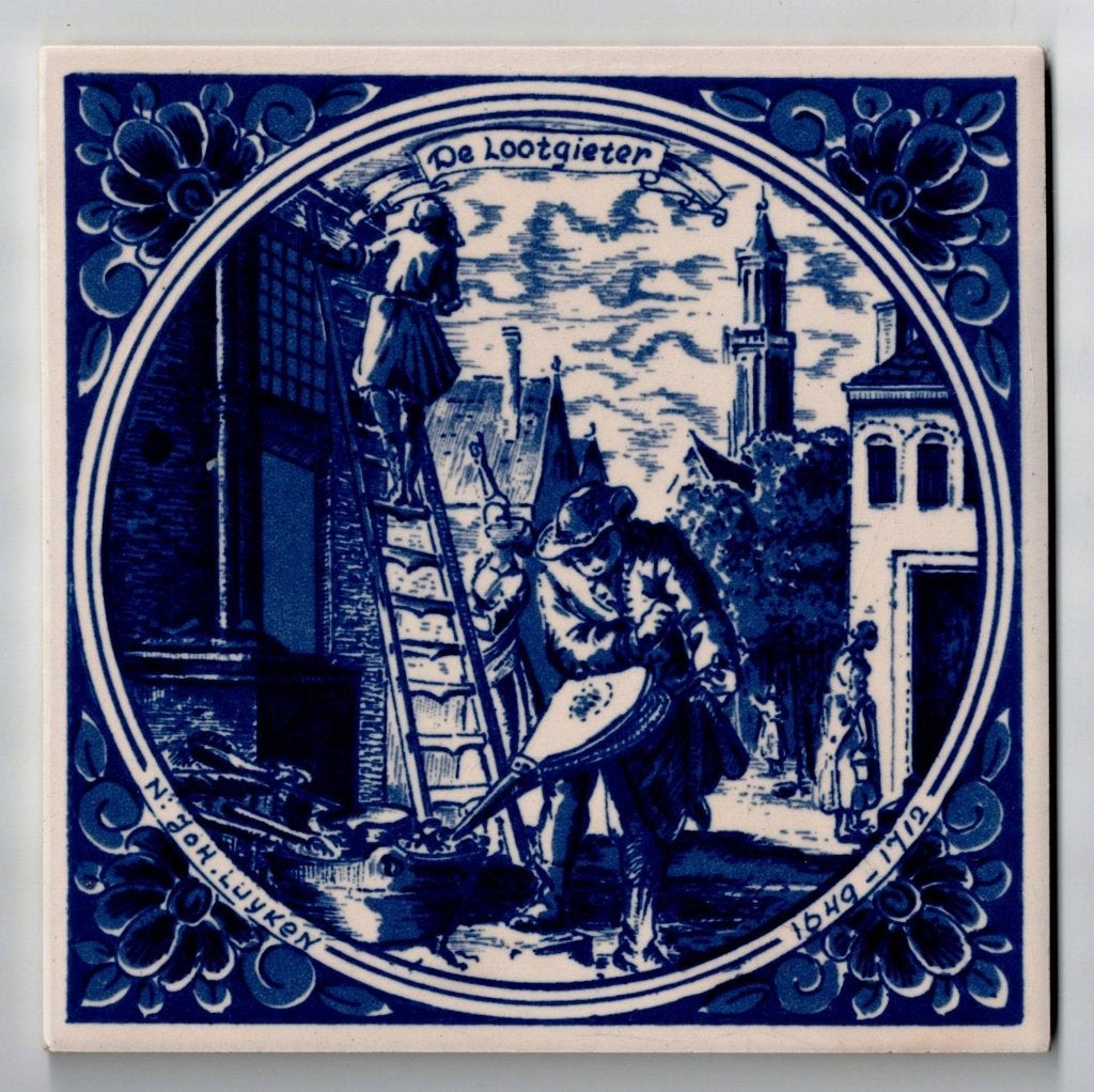 Delfts blauwe tegels v/h Hollandse ambacht, Ophalen of Verzenden
