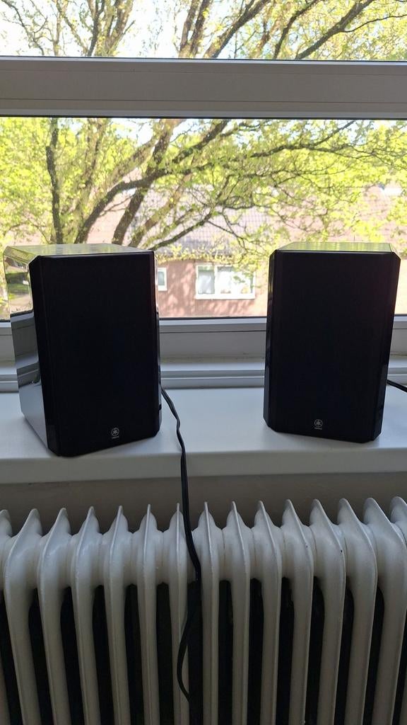 yamaha NX-e150 speakerset, Audio, Tv en Foto, Luidsprekers, Gebruikt, Front, Rear of Stereo speakers, 60 tot 120 watt, Overige merken