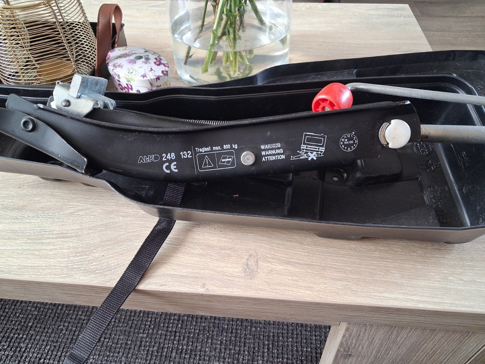 AL-KO Caravan Krik Wagenheber 246 059 - Max 800 kg, Caravans en Kamperen, Caravan accessoires, Ophalen of Verzenden, Gebruikt