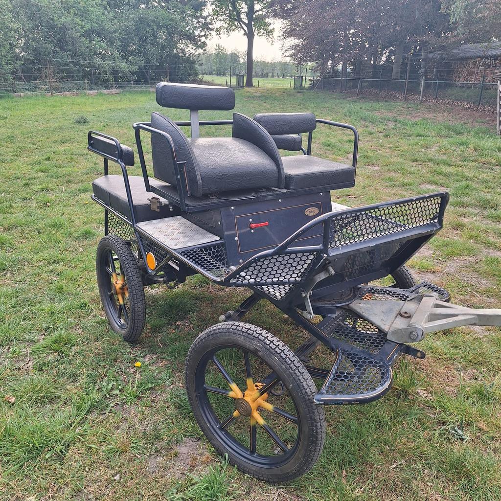 Pony marathonwagen menwagen, Dieren en Toebehoren, Rijtuigen en Koetsen, Gebruikt, Marathonwagen, Pony