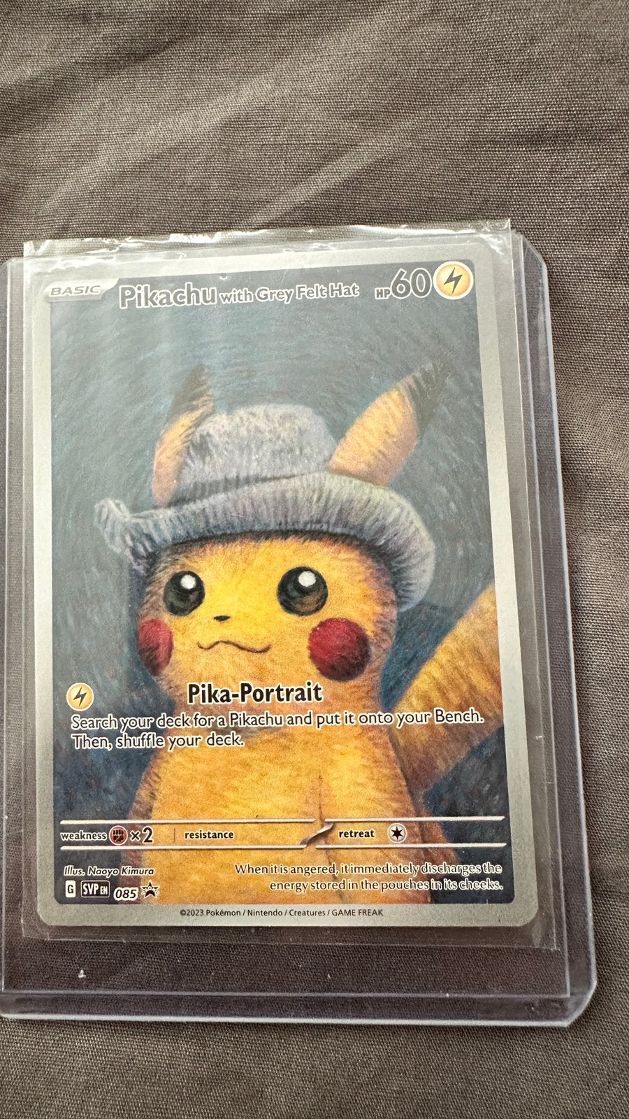 Pikachu van Gogh, Ophalen, Nieuw, Losse kaart