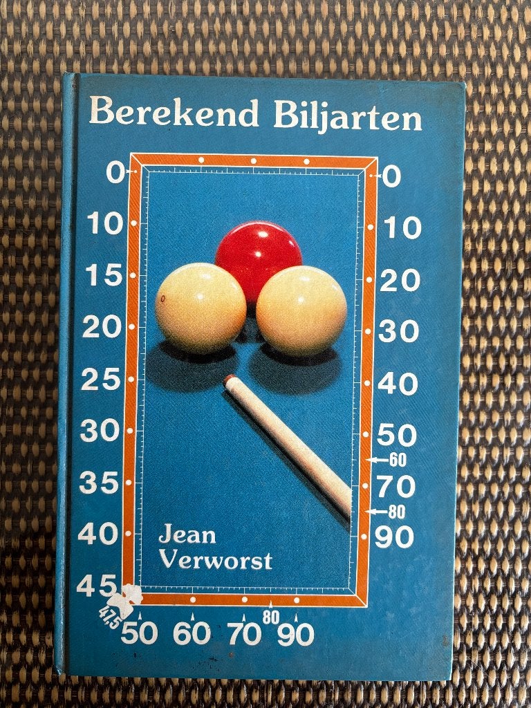 Jean Verworst - Berekend Biljarten - 1987, Boeken, Gelezen, Ophalen of Verzenden, Jean Verworst, Overige sporten