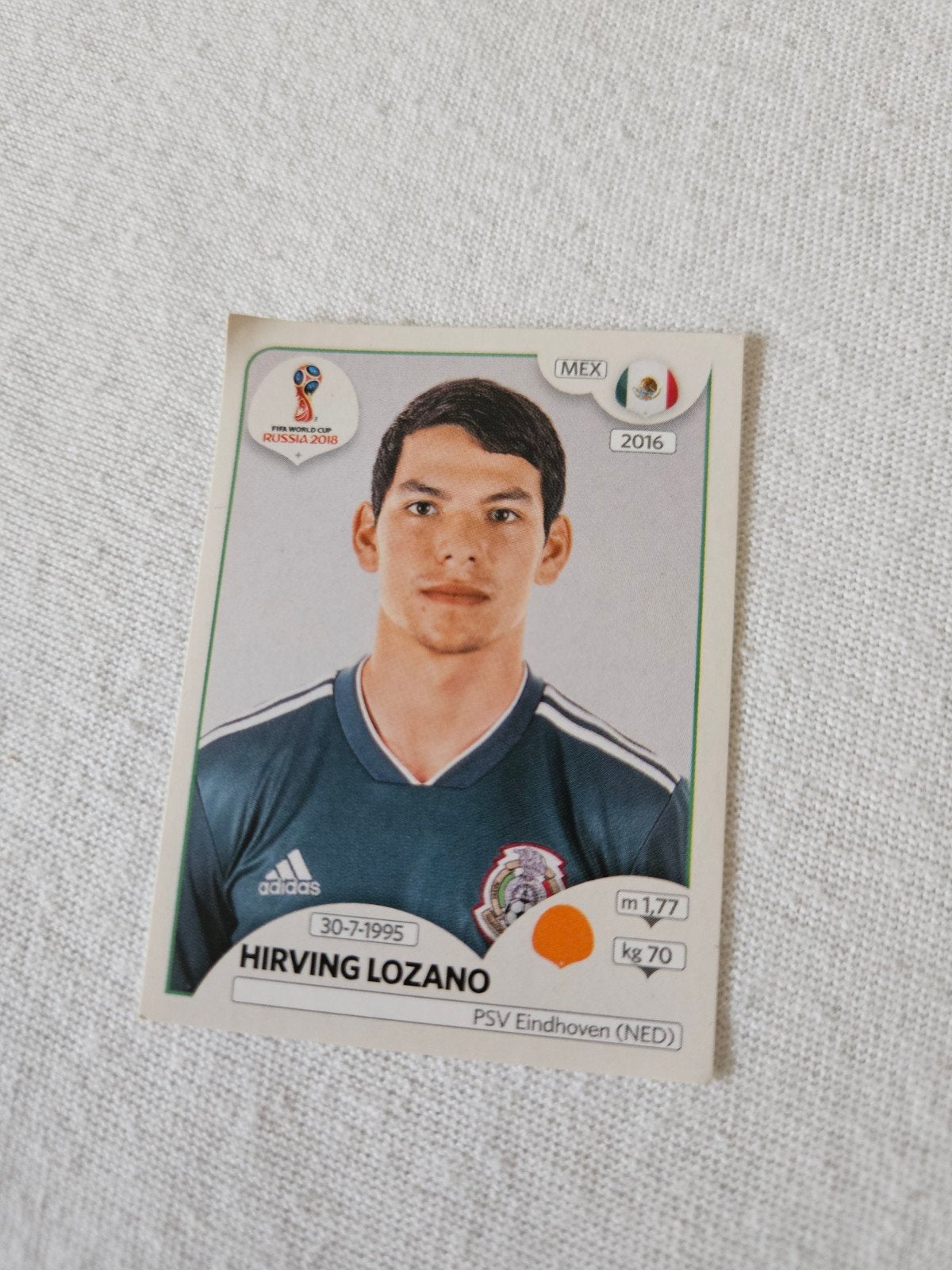 Panini Lozano Wk 2018, Ophalen of Verzenden
