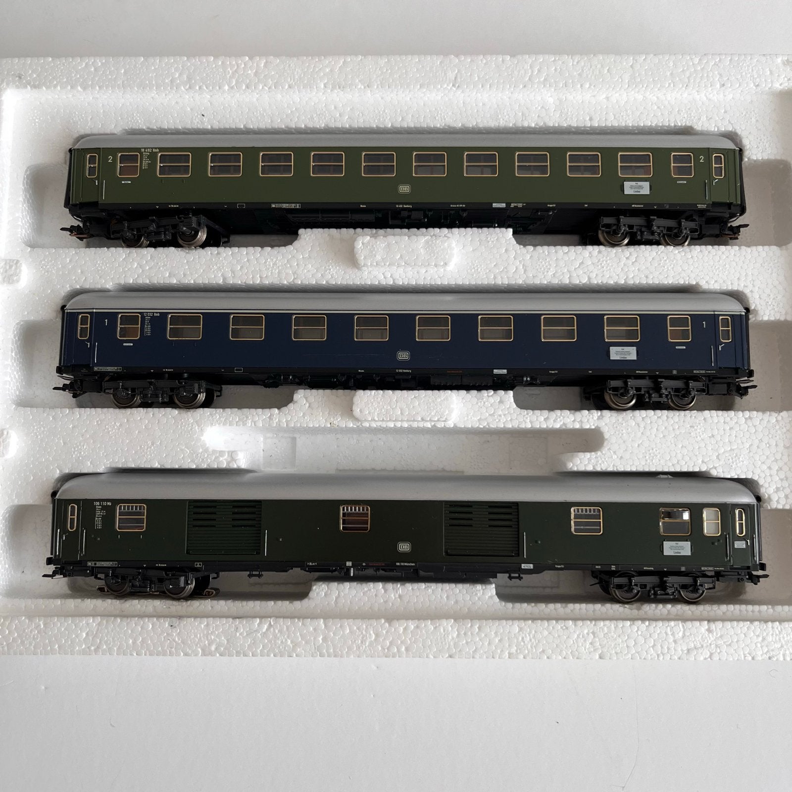 Märklin H0 42758 Schnellzug-Wagenset DB I, Hobby en Vrije tijd, Modeltreinen | H0, Wisselstroom, Treinset, Ophalen of Verzenden