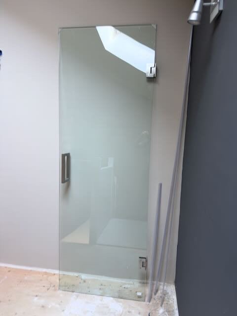 glazen douchedeur 70 x 200, Ophalen, Nieuw, Glas, Douche