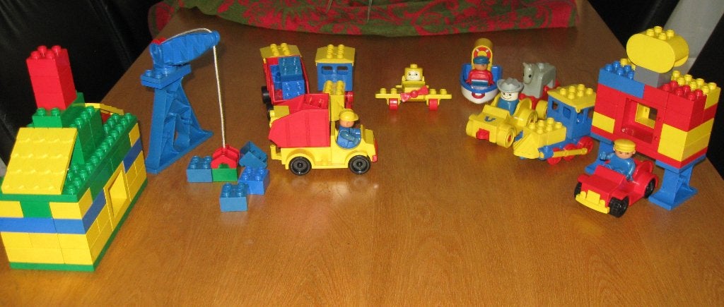 Oud Duplo Lego, Gebruikt, Overige thema's, Overige typen, Ophalen of Verzenden