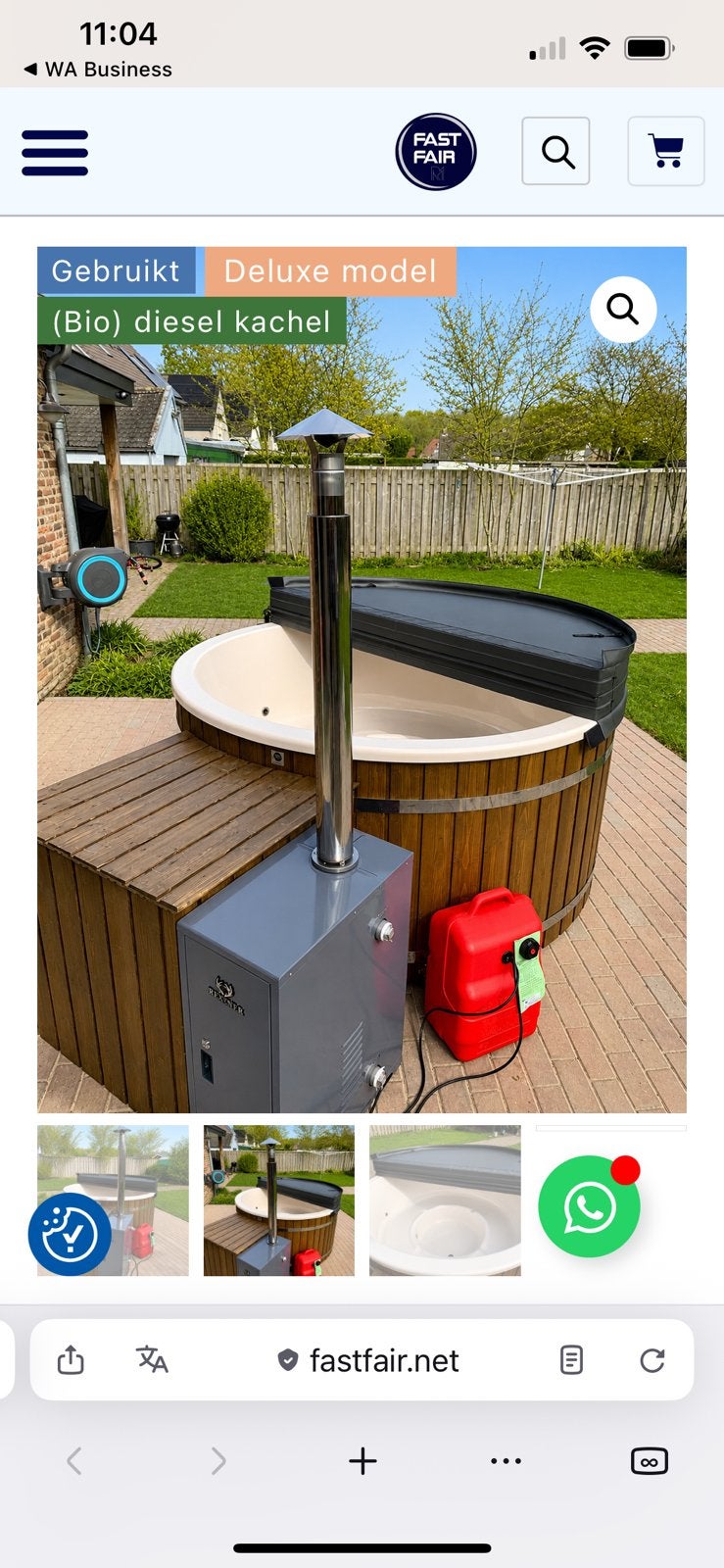 HOTTUB XXL | diesel rexener | 6-8 pers | hydro jets|VOORRAAD, Tuin en Terras, Ophalen, Gebruikt, 7921AE, Fast Fair b.v.