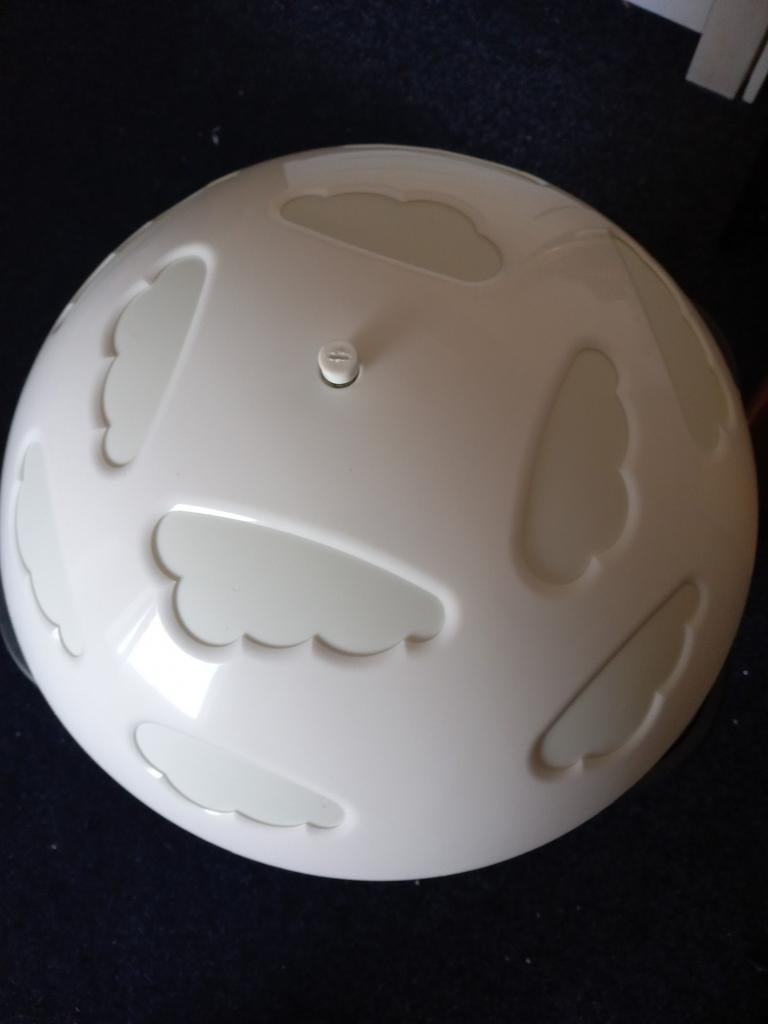 Leuke wolken hanglamp voor kinderkamer, Ophalen, Kunststof, Gebruikt, Minder dan 50 cm