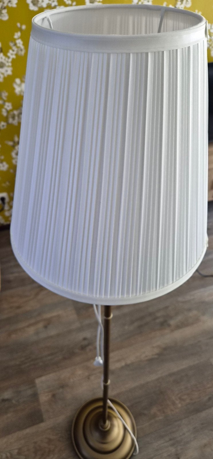 mooie lamp  155 hoog, Huis en Inrichting, Lampen | Vloerlampen, Ophalen, Zo goed als nieuw, Metaal, 150 tot 200 cm