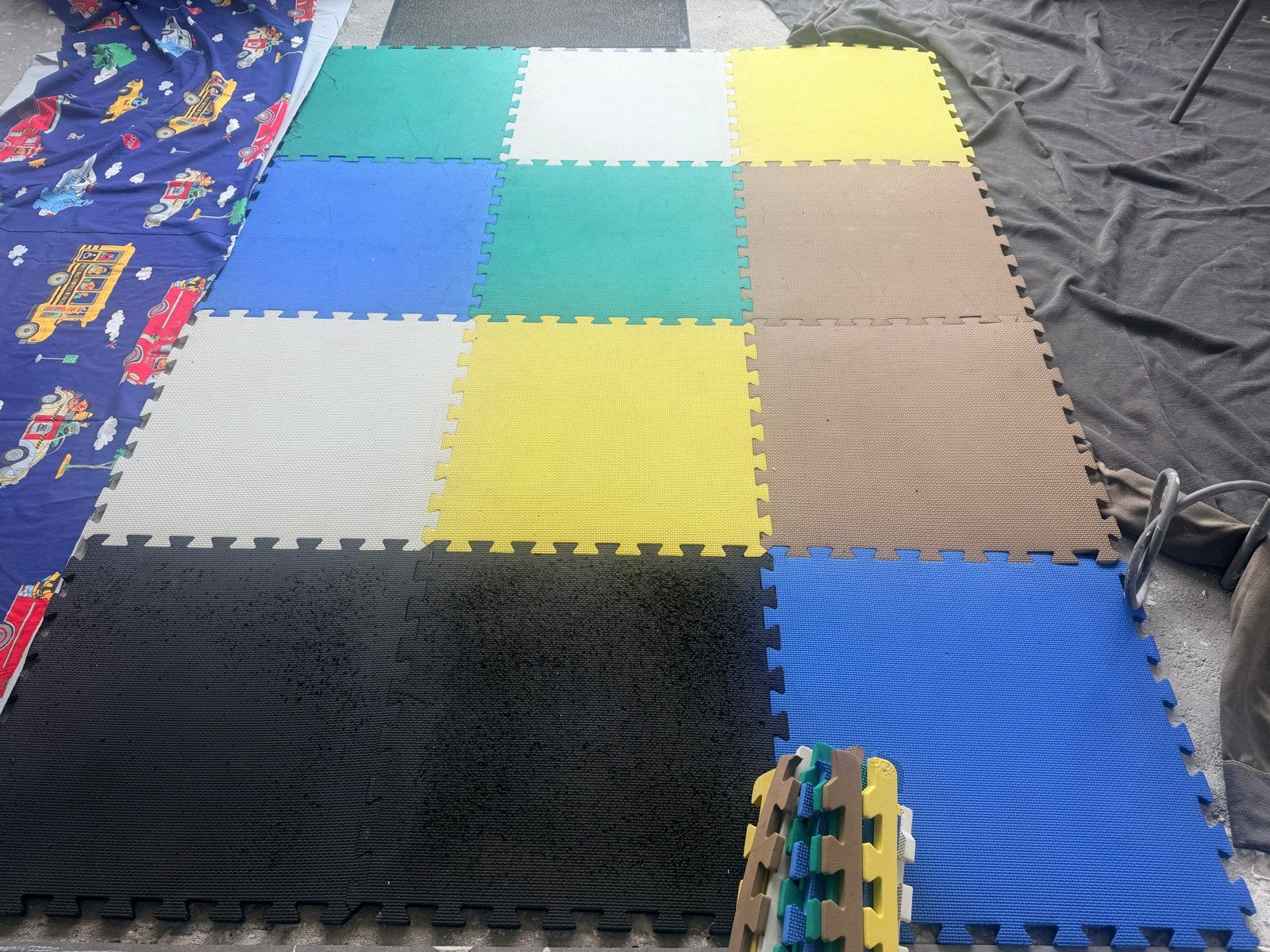Puzzelmat / Speelmat Foam Tegels, Kinderen en Baby's, Ophalen of Verzenden, Gebruikt, Jongen of Meisje