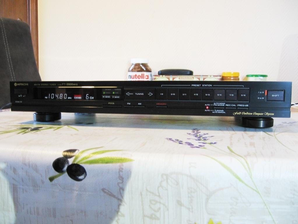 Hitachi FT-5500MKII tuner serviced, Ophalen of Verzenden, Gebruikt