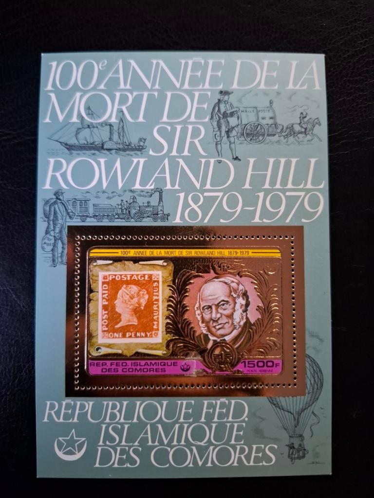 Comoren 1978 Sir Rowland Hill, Postzegels en Munten, Ophalen of Verzenden, Overige landen, Postfris