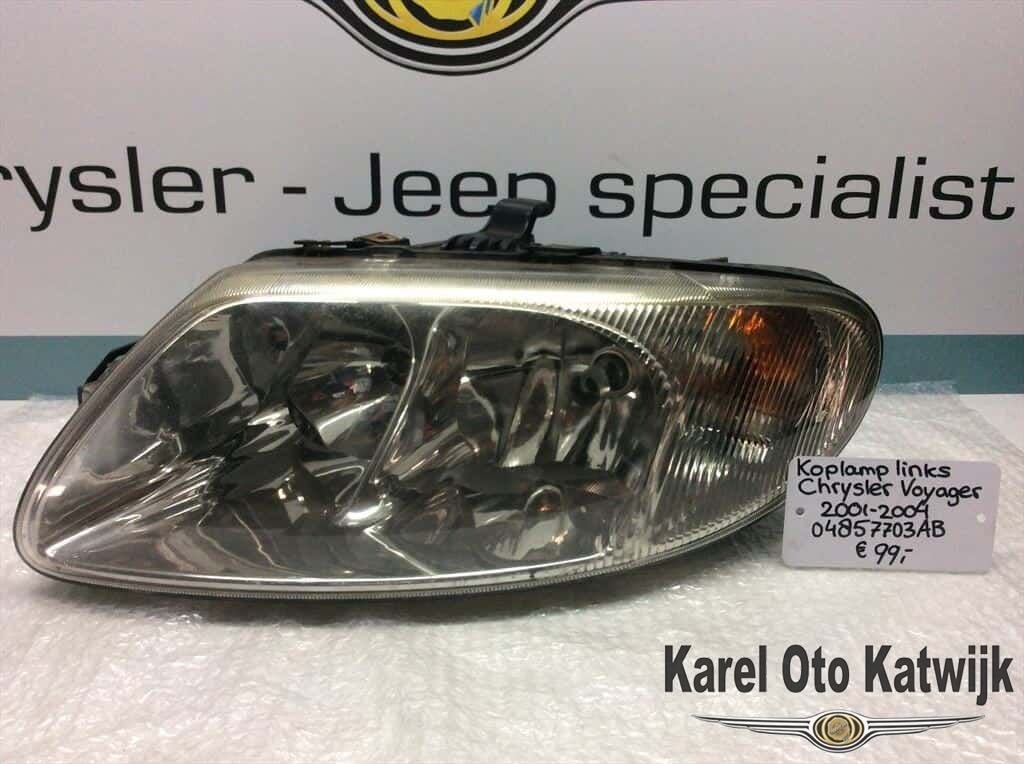 Koplamp links Chrysler Voyager 2001-2004, Gebruikt, -, Ophalen of Verzenden, -