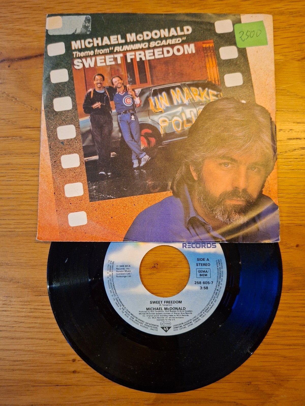 Michael McDonald - Sweet Freedom (Theme from Running Scared), Gebruikt, 7 inch, Ophalen of Verzenden, Pop