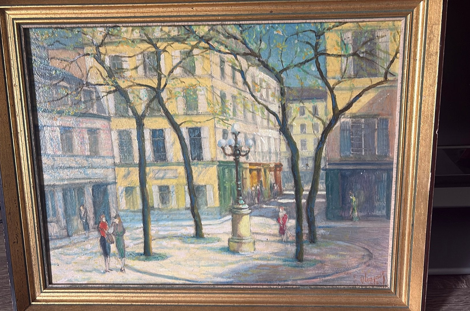 Parijse scene, Antiek en Kunst, Ophalen of Verzenden
