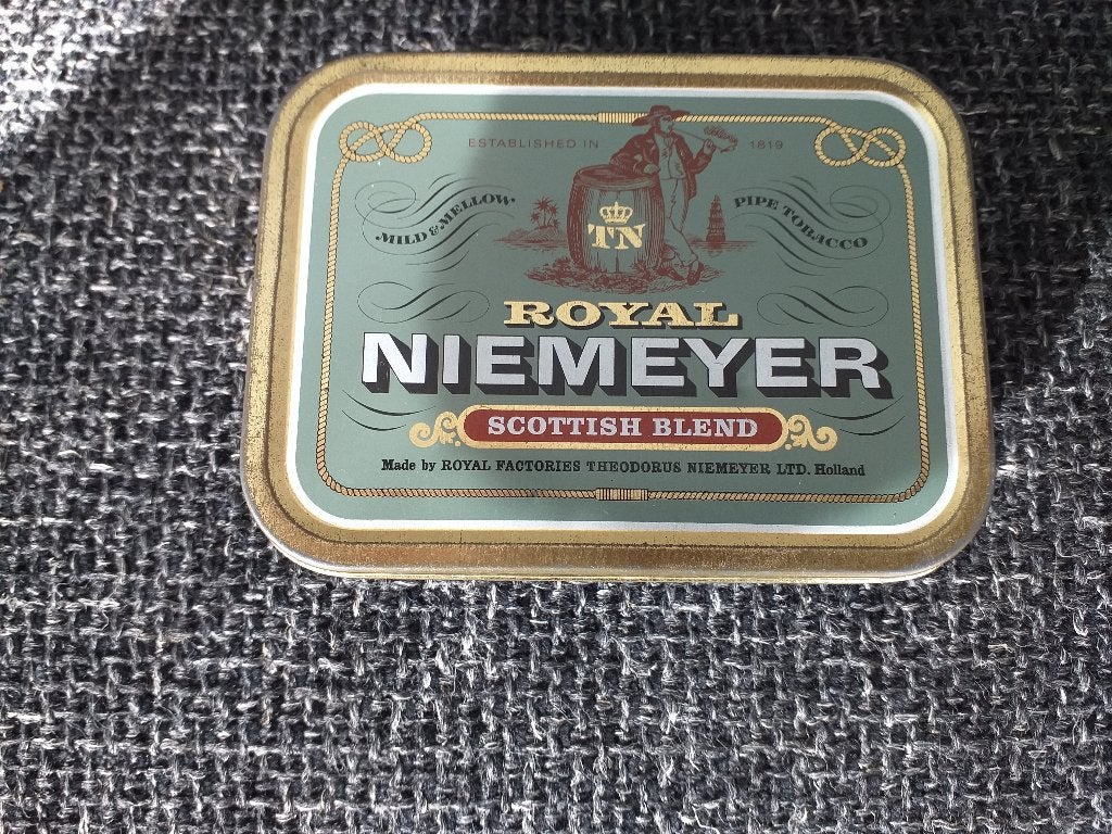 Niemeyer tabakblik, Ophalen of Verzenden, Gebruikt, Overige, Overige merken