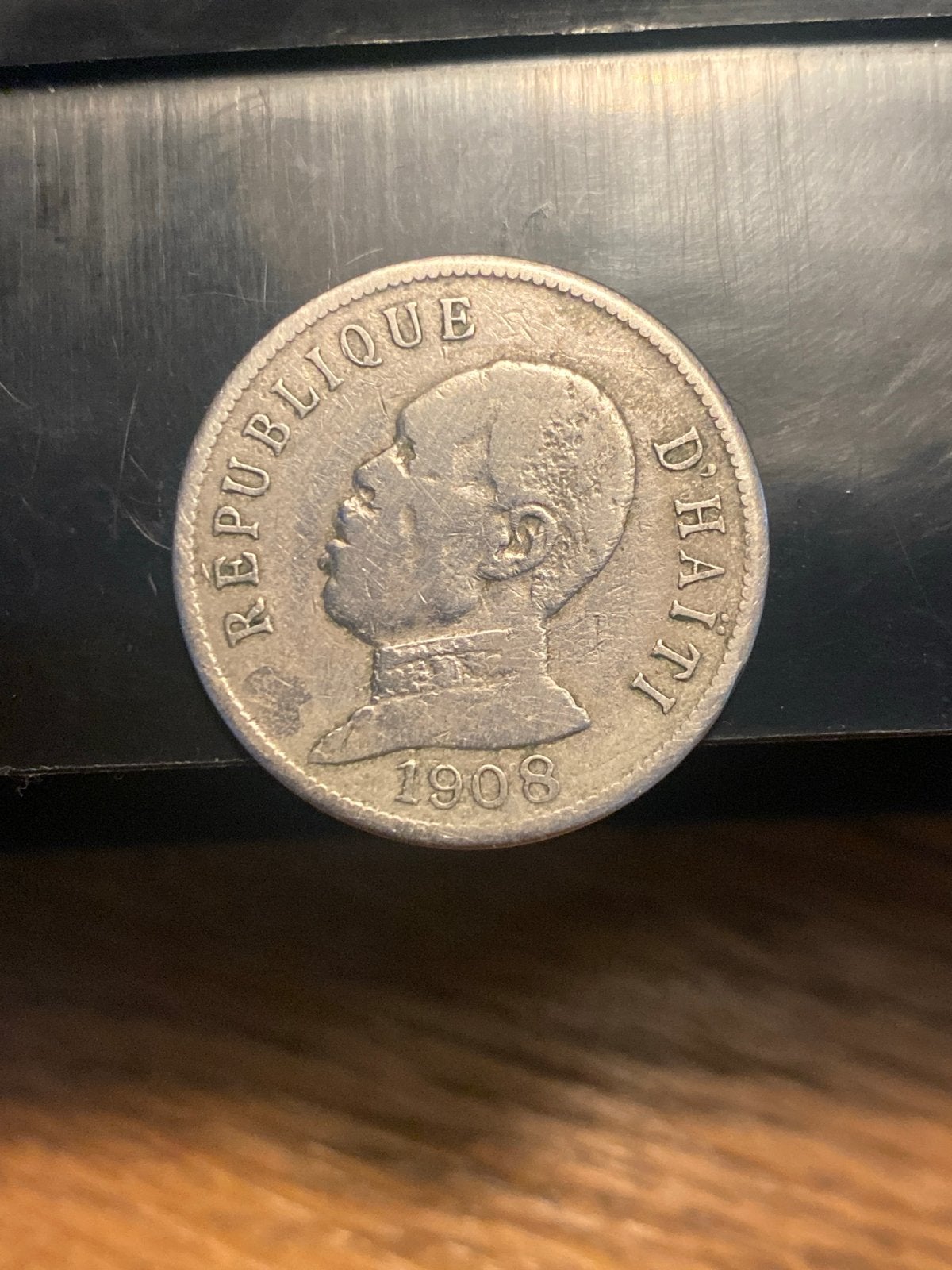 Zeldzame Haïtiaanse munt 1908 - 50 Centimes, Ophalen of Verzenden, Losse munt