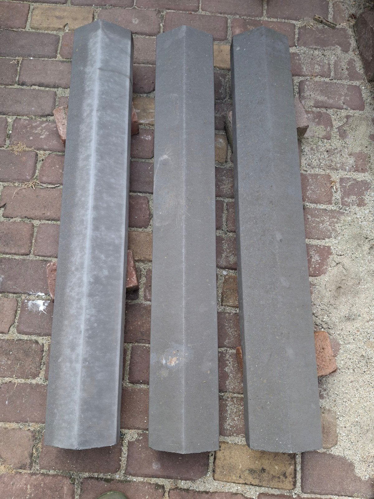 3 Muur afdekkers beton 100x15, Tuin en Terras, Schuttingen, Ophalen, Overige materialen, Minder dan 3 meter, Nieuw